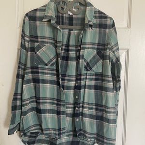 0+0 for Stitchfix Light Blue Flannel
